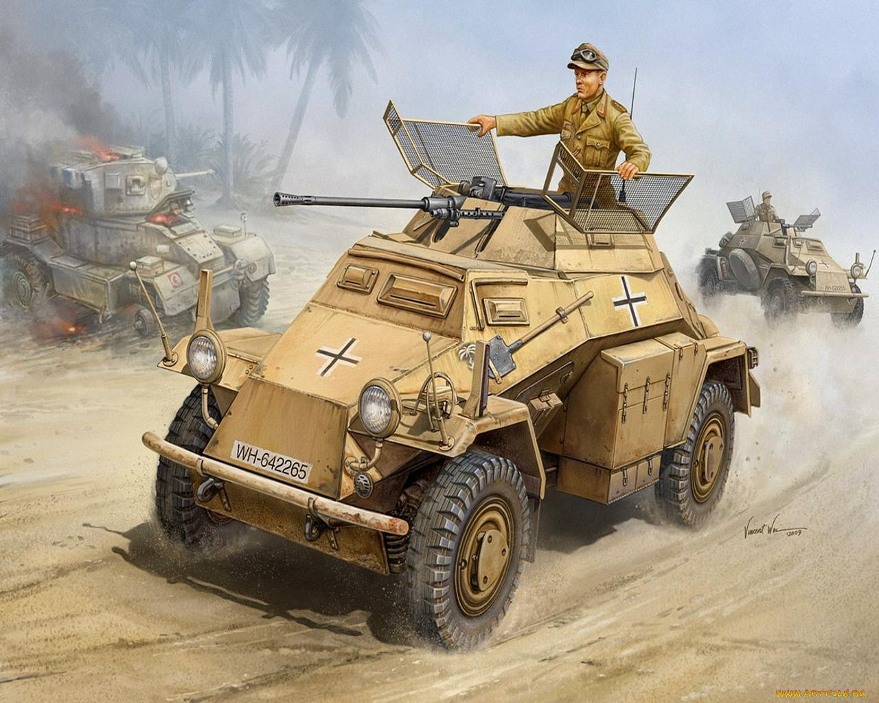 sdkfz, 223, afrika, korps, , 